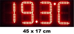 Termometer LED 5"  13 cm 